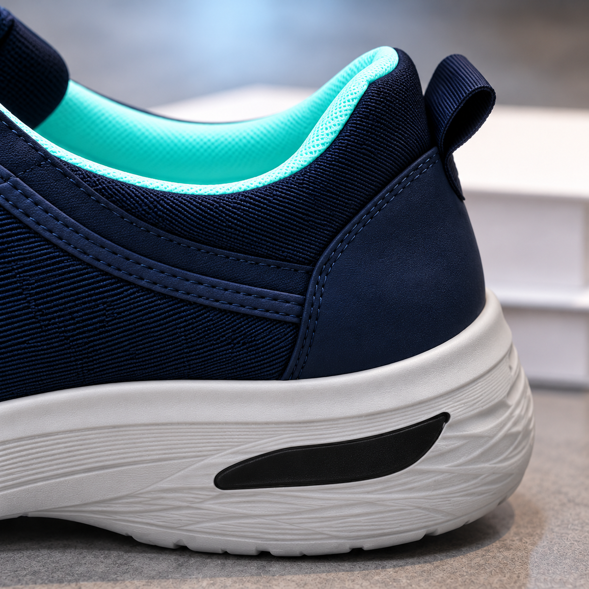 Baskets décontractées pour femme avec lacets à serrage rapide et touches colorées
