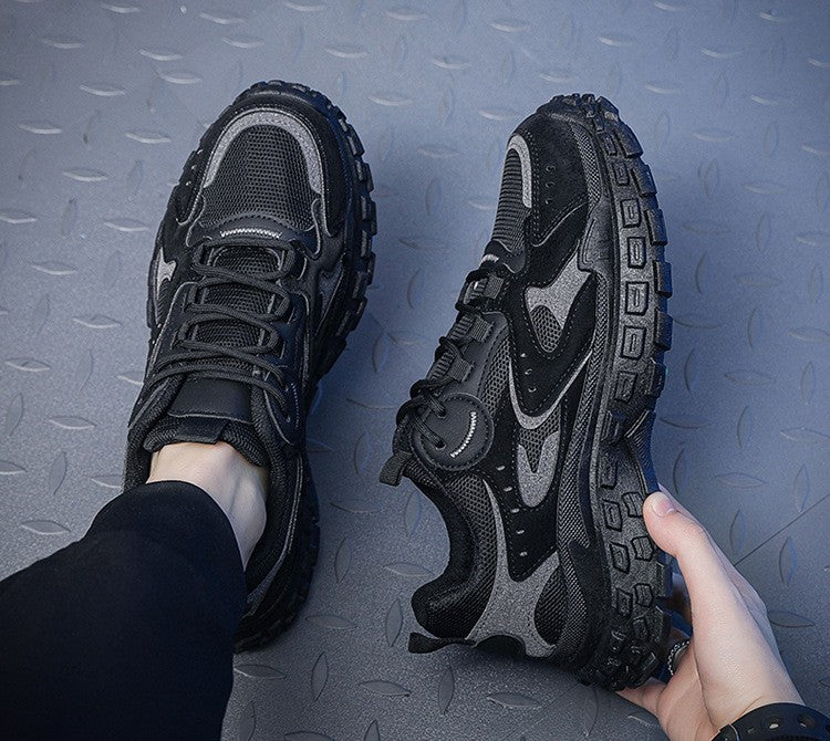أحذية رجالية قابلة للتنفس - أحذية رياضية آمنة مقاومة للانزلاق والتآكل