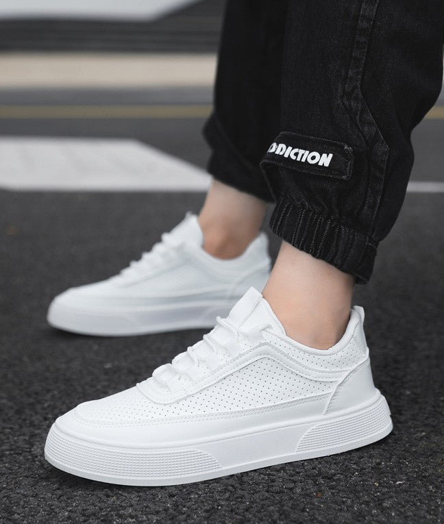 حذاء رياضي رجالي شبكي فاخر بتصميم أنيق وتهوية عالية