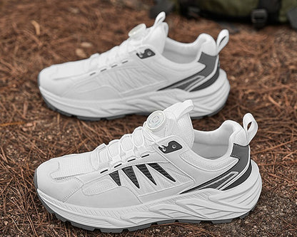 أحذية المشي لمسافات طويلة للجنسين في الهواء الطلق - قابلة للتنفس ومضادة للانزلاق ومتينة للجري على الطرق الوعرة