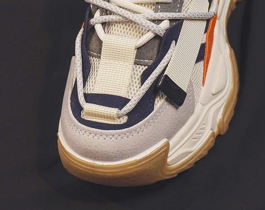 Baskets compensées pour femmes, chaussures décontractées et tendance, semelles épaisses pour la marche et le quotidien 