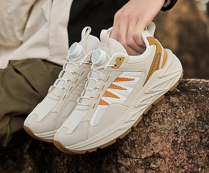 أحذية المشي لمسافات طويلة للجنسين في الهواء الطلق - قابلة للتنفس ومضادة للانزلاق ومتينة للجري على الطرق الوعرة