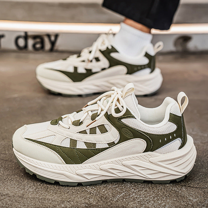 أحذية رياضية رجالية عصرية 2025 - خفيفة الوزن، قابلة للتهوية، ونعل مانع للانزلاق