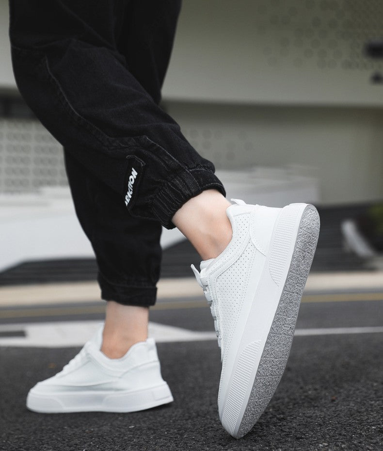 حذاء رياضي رجالي شبكي فاخر بتصميم أنيق وتهوية عالية