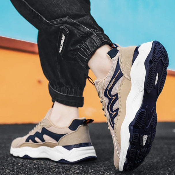 حذاء رجالي بنعل سميك - الأناقة والراحة في كل خطوة!