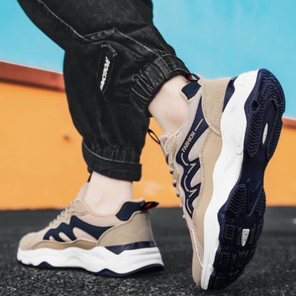 حذاء رجالي بنعل سميك - الأناقة والراحة في كل خطوة!