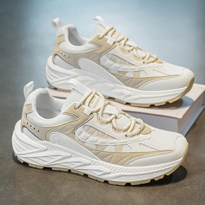 أحذية رياضية رجالية عصرية 2025 - خفيفة الوزن، قابلة للتهوية، ونعل مانع للانزلاق