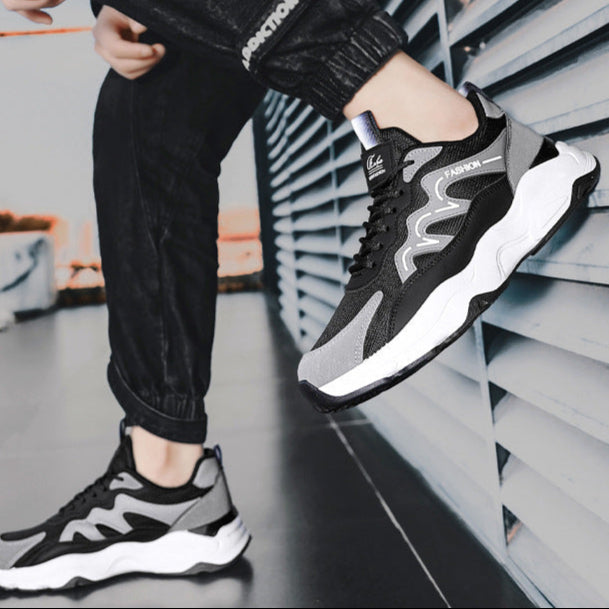 حذاء رجالي بنعل سميك - الأناقة والراحة في كل خطوة!