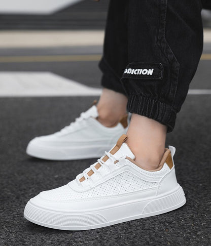 حذاء رياضي رجالي شبكي فاخر بتصميم أنيق وتهوية عالية