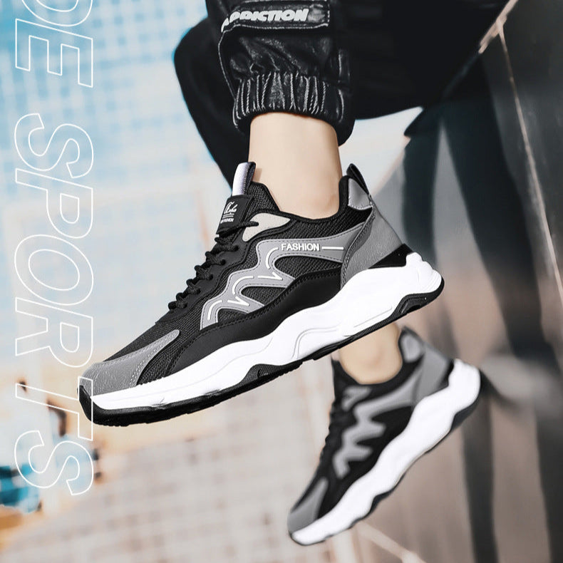 حذاء رجالي بنعل سميك - الأناقة والراحة في كل خطوة!