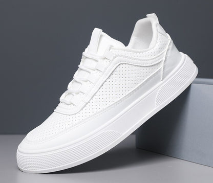 حذاء رياضي رجالي شبكي فاخر بتصميم أنيق وتهوية عالية