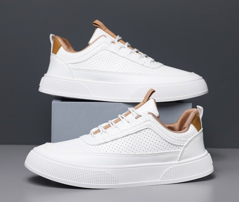 حذاء رياضي رجالي شبكي فاخر بتصميم أنيق وتهوية عالية