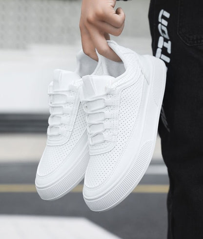 حذاء رياضي رجالي شبكي فاخر بتصميم أنيق وتهوية عالية