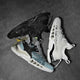 Large Size Men's Flying Woven Breathable Dad Shoes - Thick Sole Height Boost Korean Style Trendy Sneakers