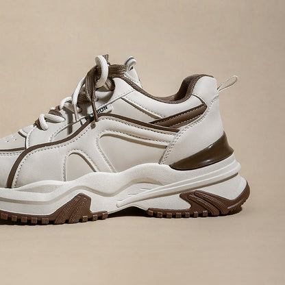 حذاء رياضي نسائي بنعل سميك - أناقة وراحة مع لمسة عصرية