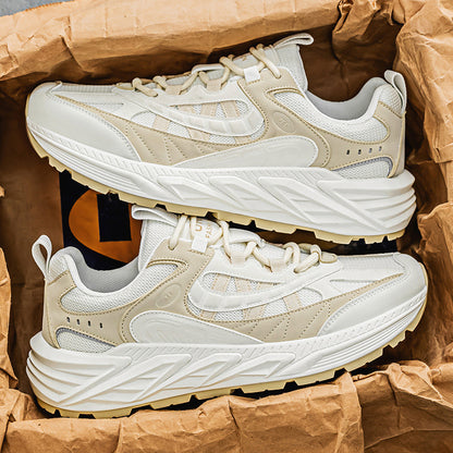 أحذية رياضية رجالية عصرية 2025 - خفيفة الوزن، قابلة للتهوية، ونعل مانع للانزلاق