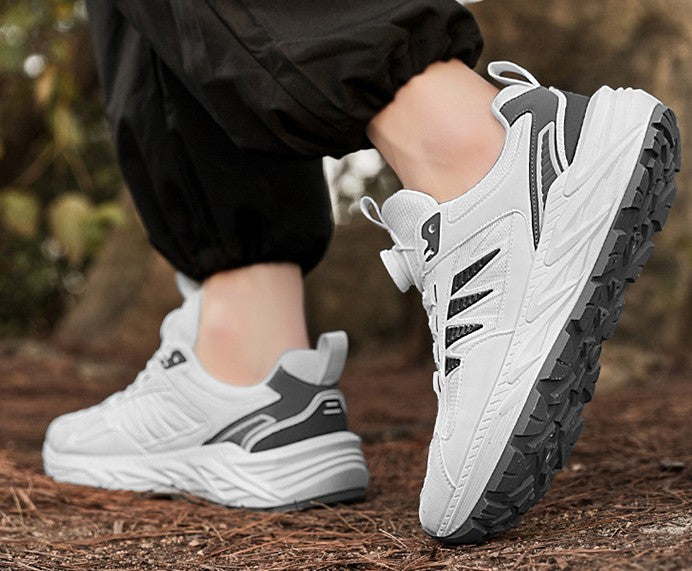 أحذية المشي لمسافات طويلة للجنسين في الهواء الطلق - قابلة للتنفس ومضادة للانزلاق ومتينة للجري على الطرق الوعرة