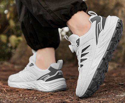 أحذية المشي لمسافات طويلة للجنسين في الهواء الطلق - قابلة للتنفس ومضادة للانزلاق ومتينة للجري على الطرق الوعرة