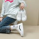 Baskets blanches de style coréen pour l'automne 2025 – Chaussures de sport tendance et décontractées pour femmes