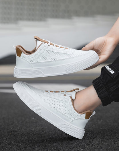 حذاء رياضي رجالي شبكي فاخر بتصميم أنيق وتهوية عالية