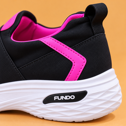 Women’s Slip-On Sneakers with Mesh Upper, Crossover Straps and Sporty Everyday Style