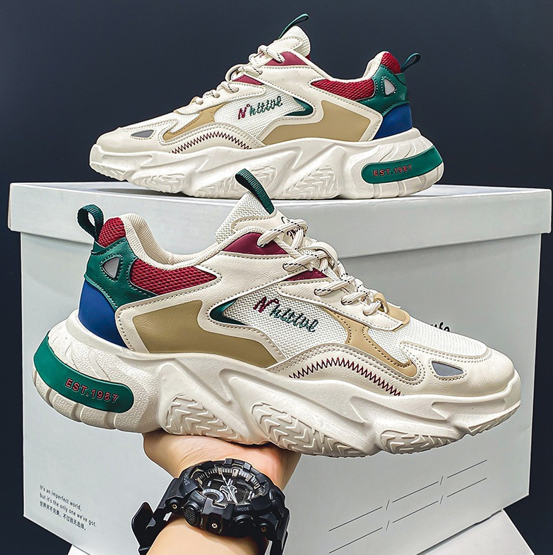 أحذية بوتيان للرجال | أحذية رياضية كاجوال عصرية  2025 | أحذية رياضية مريحة تعزز الطول وتمنحك مظهرًا عصريًا