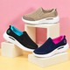 Women's Lightweight Slip-On Sneakers – Comfortable Everyday Walking Shoes