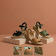 Elegant Comfort Strap Sandals for Women – Cushioned Flat Slip-Ons with Buckle Detail