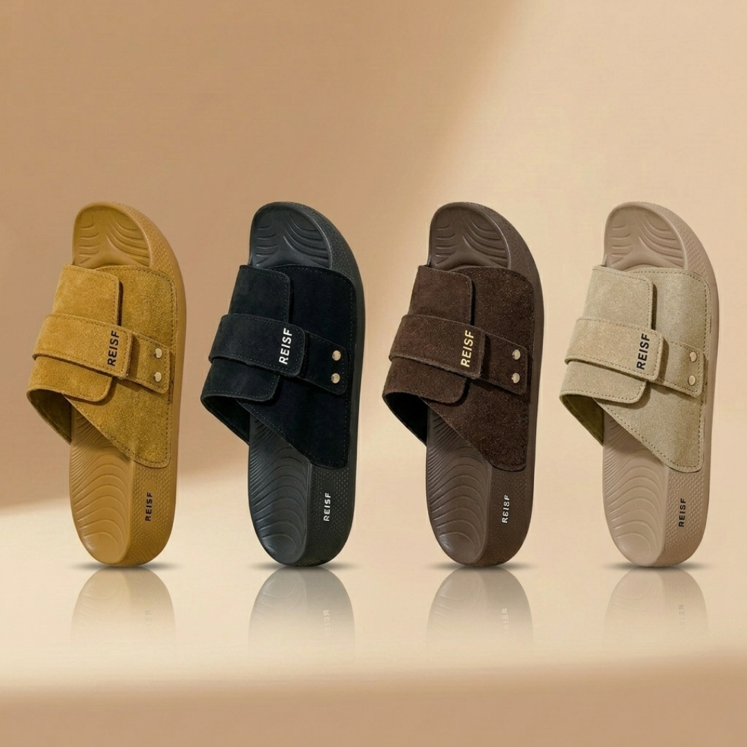 REISF Slide Sandal with Premium Front Strap Design