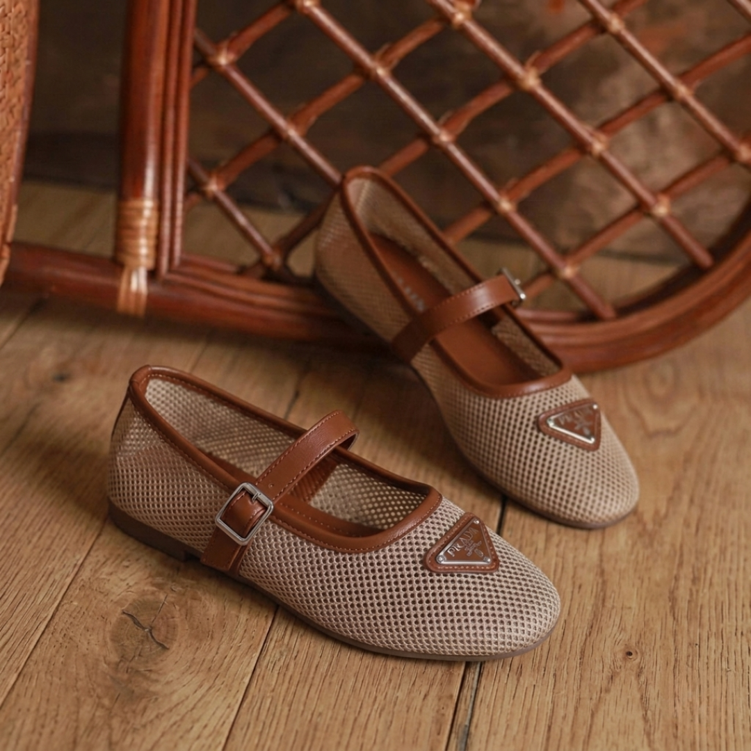 Women’s Breathable Mesh Mary Jane Flats