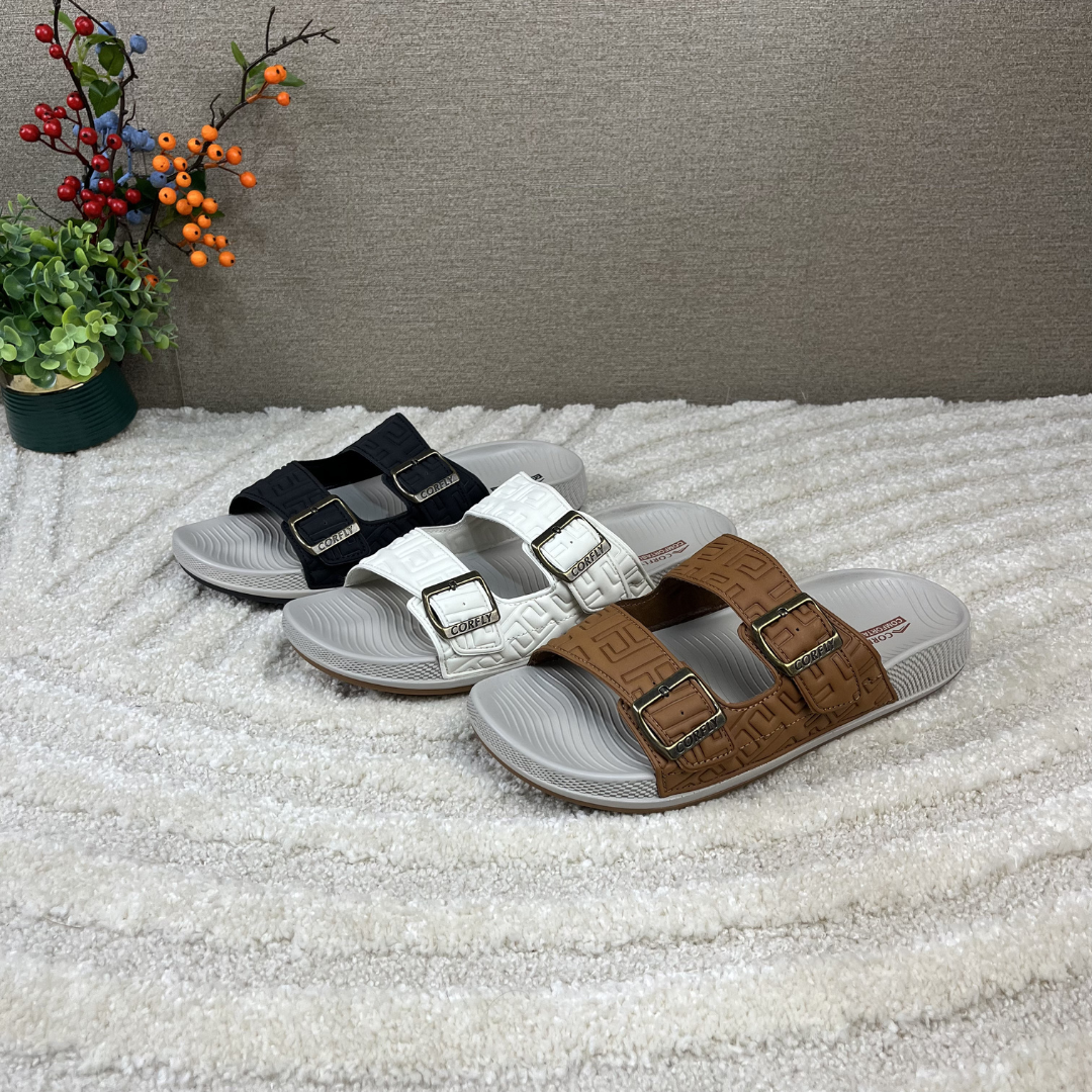 Orthopedic Comfort Recovery Sandals with Adjustable Buckle Straps