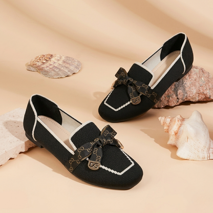Women’s Stylish Bow-Knot Slip-On Ballet Flats – Casual Comfort Loafers