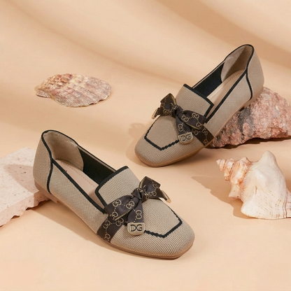 Women’s Stylish Bow-Knot Slip-On Ballet Flats – Casual Comfort Loafers
