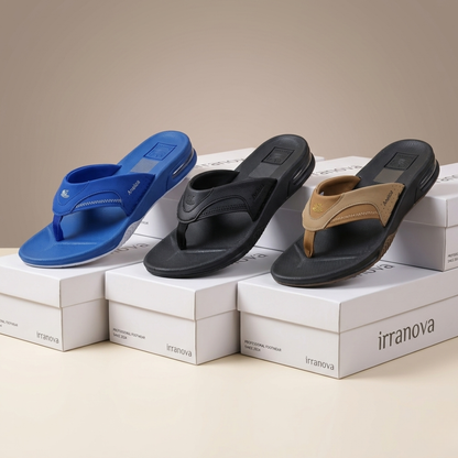 ANALIZA Men’s Comfort Flip Flops – Lightweight Casual Summer Slippers with Air Cushion Sole