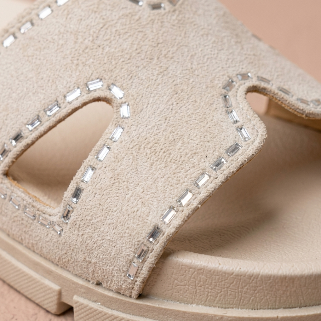 Sandales compensées confortables pour femmes – Chaussons d'été légers et amortis