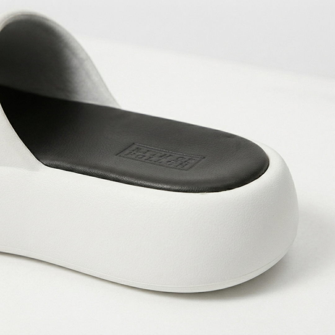 Women's Ultra-Comfort Cloud Platform Slide Sandals | Lightweight Non-Slip Summer Slippers