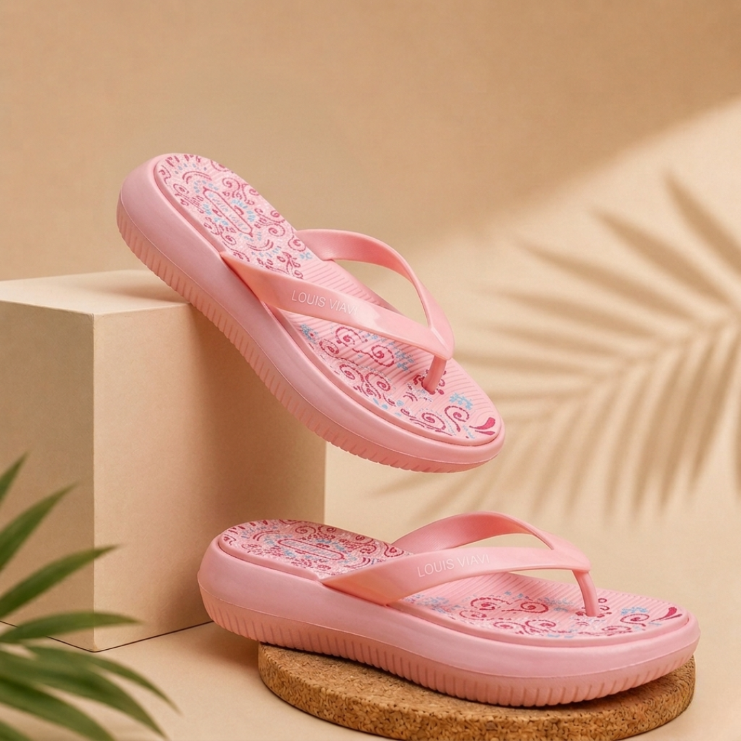 Women's Comfort Platform Flip Flops – Lightweight Everyday Sandals
