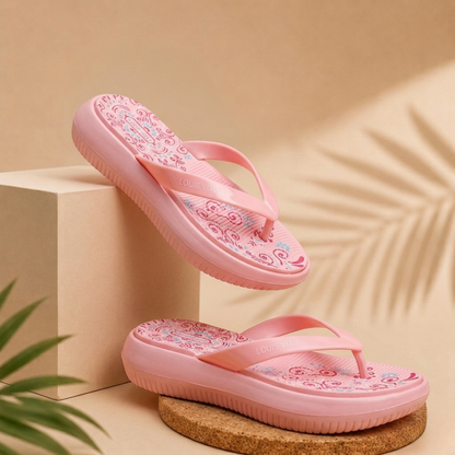 Women's Comfort Platform Flip Flops – Lightweight Everyday Sandals
