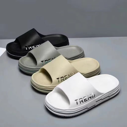 صنادل عصرية للرجال، صنادل شاطئية بنعل بصري ناعم، مصنوعة من مادة ايفا