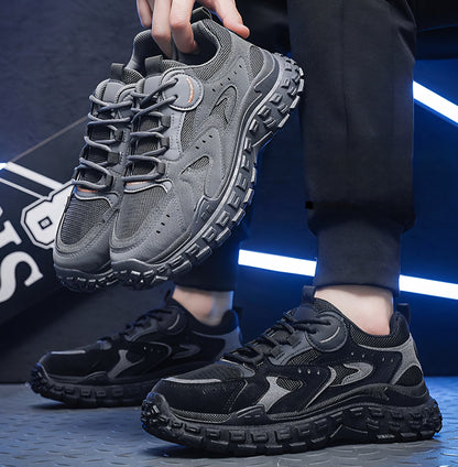 أحذية رجالية قابلة للتنفس - أحذية رياضية آمنة مقاومة للانزلاق والتآكل