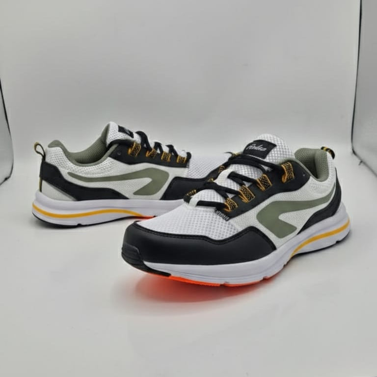 Baskets de running respirantes en mesh pour hommes – Chaussures de sport légères avec absorption des chocs et semelle antidérapante