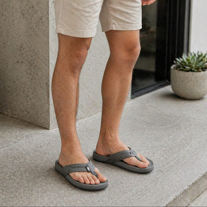 Men's High-Quality Summer Flip Flops - Non-Slip Comfortable Thong Sandals for Beach & Outdoor - Casual Sport Slides Shoes