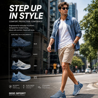 MAX PROTECT Walking Shoes: Lightweight, Durable, and Stylish