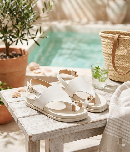 Comfortable Ladies' Casual Sandals – Soft Sole Open Toe Summer Footwear
