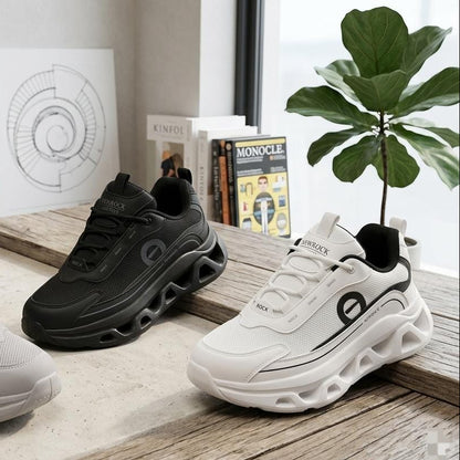 Men's Chunky Running Sneakers Breathable Mesh Casual Sports Shoes Lightweight Comfortable Walking Trainers