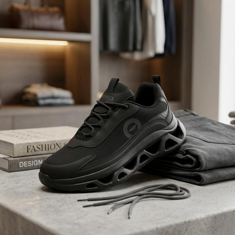 Men's Chunky Running Sneakers Breathable Mesh Casual Sports Shoes Lightweight Comfortable Walking Trainers