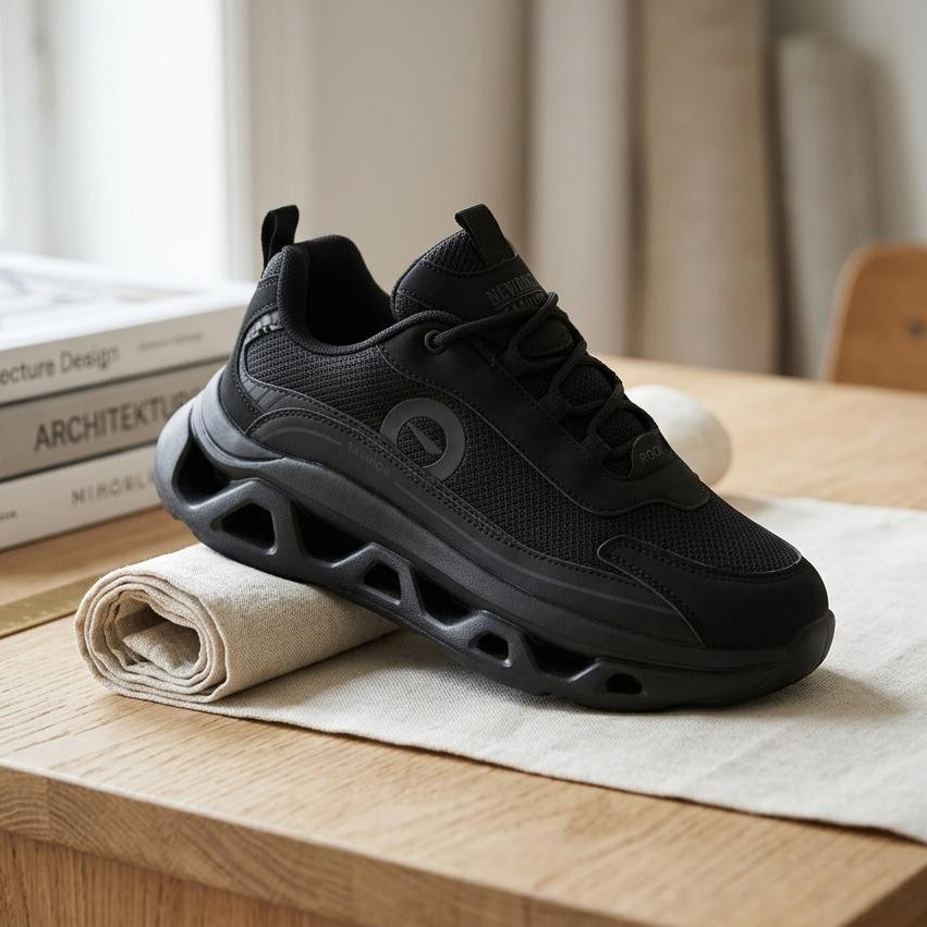 Men's Chunky Running Sneakers Breathable Mesh Casual Sports Shoes Lightweight Comfortable Walking Trainers