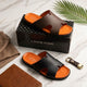 Luxury Comfort Men's Summer Slide Sandals – Premium Soft Leather Slip-On