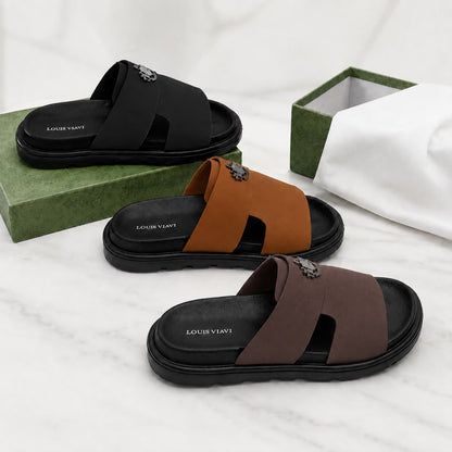Louis Viavi Premium Slide Sandals – Luxury Meets Everyday Comfort