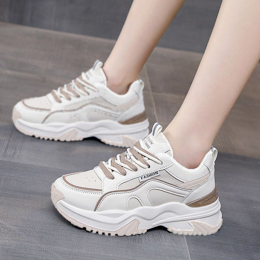 Semelle épaisse Basket Avec Semelle Eliana Baskets Femme Beige